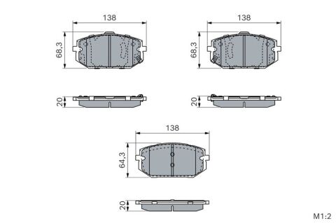 Kia Sportage 1.6T-GDI 2021-2026 Bosch Ön Balata NETPAR26731