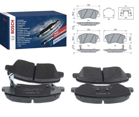 Hyundai i20 1.4 2014-2019 Bosch Ön Balata NETPAR25348