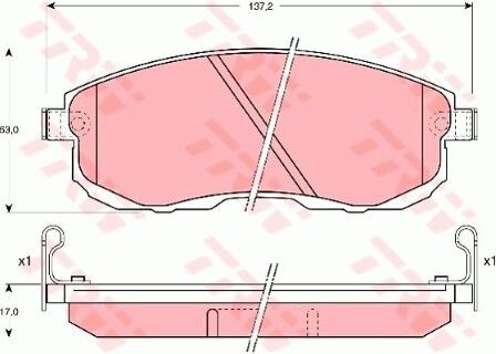 Suzuki Sx4 1.6 2007-2015 TRW Ön Balata