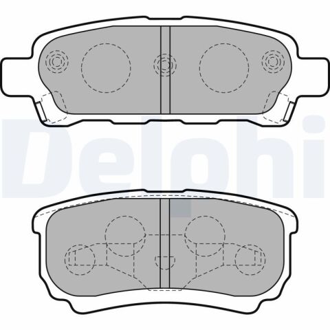Jeep Compass 2.0CRD 2006-2011 Delphi Arka Balata NETPAR1852