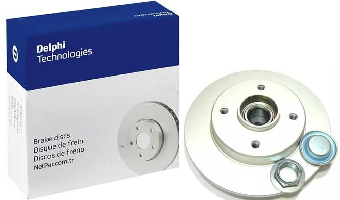 Citroen C3 Aircross 1.2 2018-2024 Delphi Arka Disk Rulmanlı 2 Adet