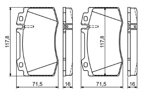 Mercedes CLS (219) CLS 320CDI 3.0 2007-2011 Bosch Ön Balata 23271 NETPAR2958