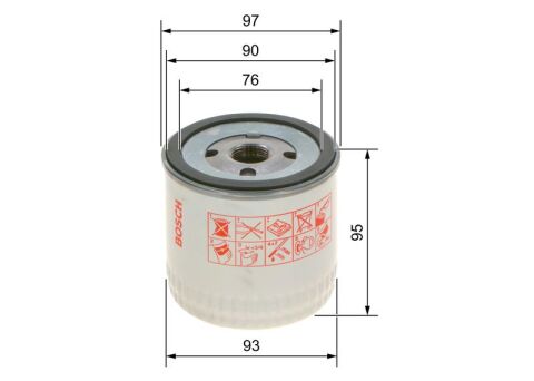 Ford Transit Connect 1.8TDCi 2002-2013 Bosch 3'lü Filtre Seti