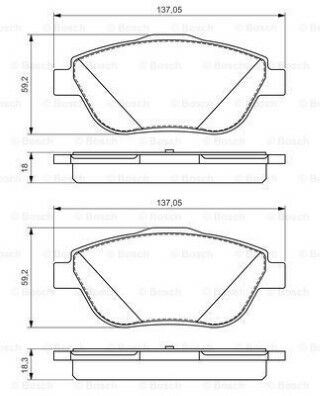 Citroen C3 1.6VTi 2009-2019 Bosch Ön Balata NETPAR25438