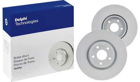 Volvo S40 1.8 92-90-85 kw 1995-2010 Delphi Ön Disk 320mm NETPAR056C 2 Adet (B4184S-B4184S10-B4184S11