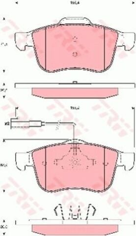 Alfa Romeo 159 1.9JTS 2005-2008 TRW Ön Balata