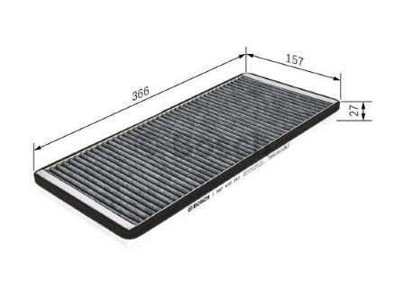 Mercedes Sprinter 313 CDI 2.1 2000-2006 Bosch Karbonlu Polen Filtresi