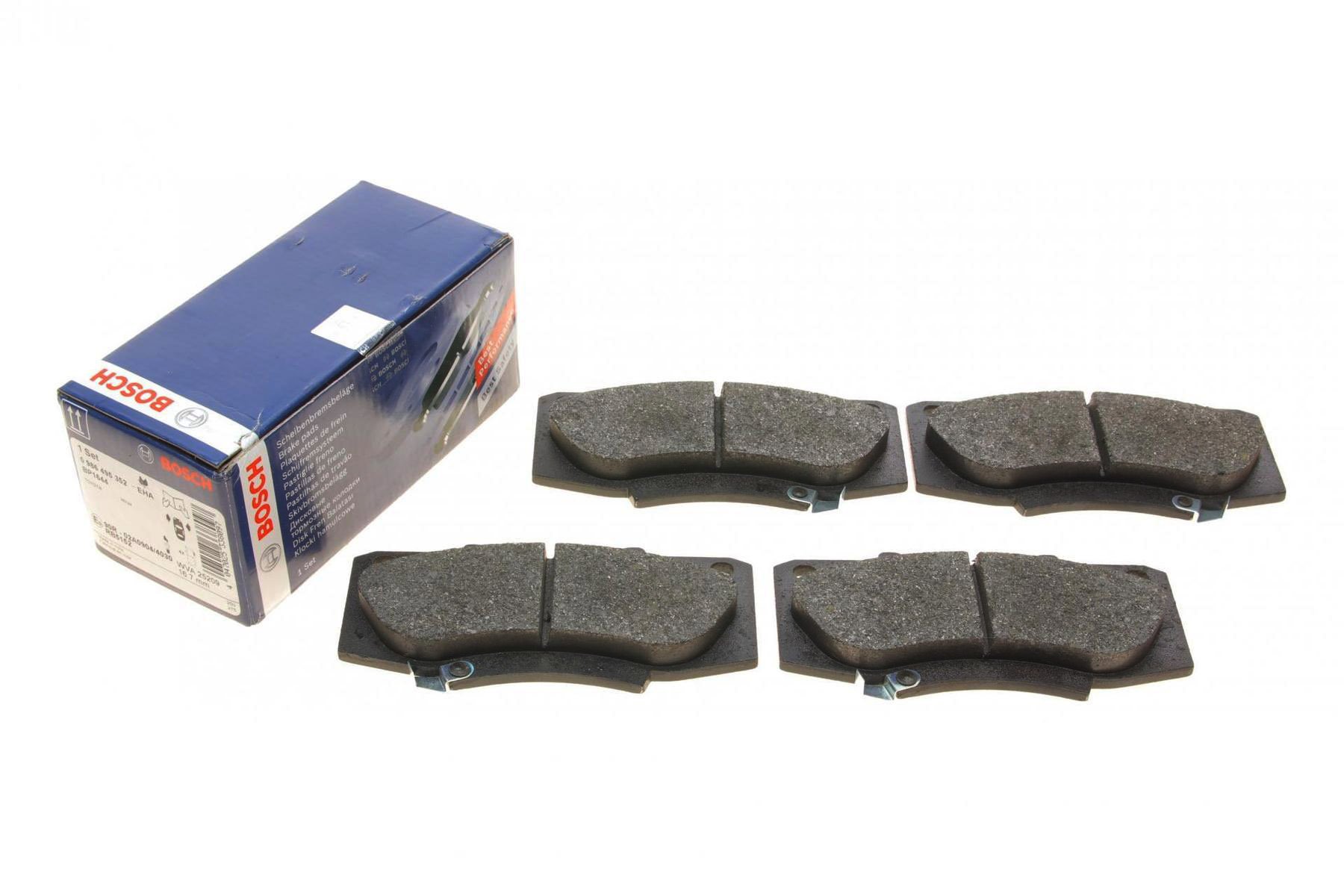 Toyota Hilux 2.5D4D 2005-2015 Bosch Ön Balata NETPAR25209