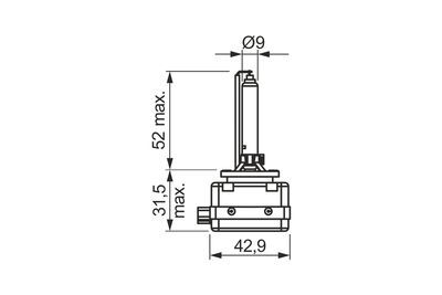 Bosch D3S Xenon Ampul TEKLİ PAKET