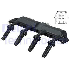 Citroen C3 1.4 2009-2016 Delphi Ateşleme Bobini (KFT)