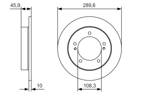 Suzuki Jimny 1.3 2000-2017 Bosch Ön Disk 2 Adet (M13A)
