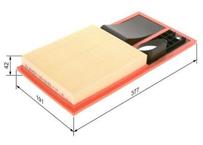 Seat Cordoba 1.4 2006-2009 Bosch Hava Filtresi S0035