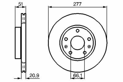 Land Rover Freelander 1 2.5V6 2001-2006 Bosch Ön Disk Havalı 2 Adet