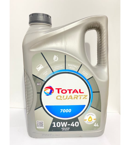 TOTAL MOTOR YAĞI QUARTZ 7000 10W40 4 LİTRE