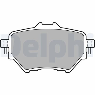 Opel Astra L 1.2 2022-2025 Delphi Arka Balata NETPAR25839