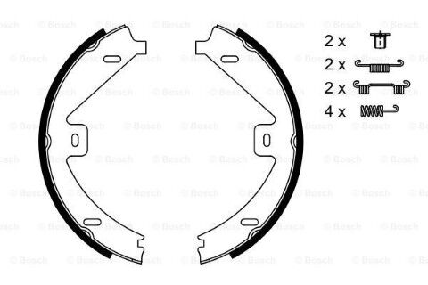 Mercedes E Serisi (212) E180 1.6 2012-2015 Bosch El Fren Balatası NETPAR7752