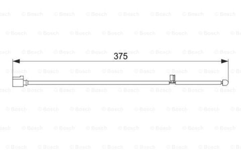 Porsche Cayenne 3.6 2007-2010 Bosch Ön Balata Fişi 375mm