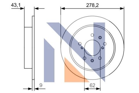 Suzuki Sx4 1.6 2007-2015 Bosch Arka Disk 2 Adet