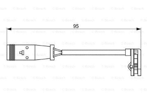 Mercedes Vito 109 CDI 2.1 2006-2010 Bosch Arka Balata Fişi 95mm