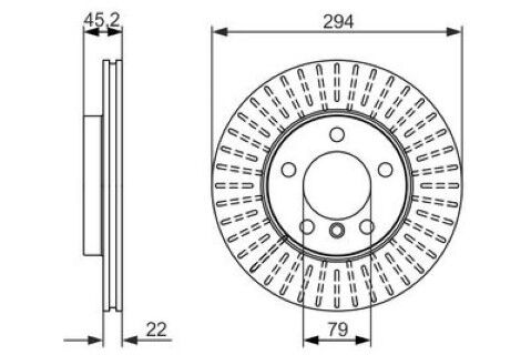 Mini Cooper Countryman R60 1.6 2010-2016 Bosch Ön Disk 280mm 2 Adet