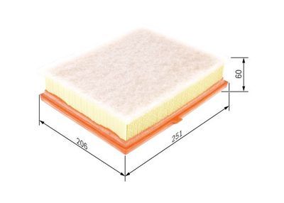 Toyota Verso 1.6D4D 2014-2018 Bosch Hava Filtresi