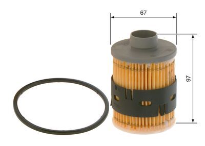 Fiat Doblo 1.3MJ 2005-2010 Bosch Mazot Filtresi NETPAR0001