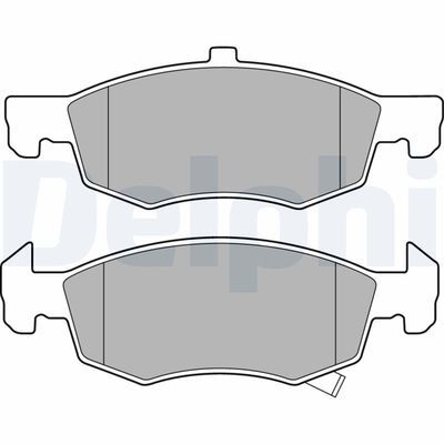 Opel Corsa E 1.0 2014-2018 Delphi Ön Balata NETPAR22143