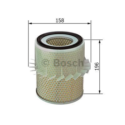 Mitsubishi L200 2.5DI-D 1996-2007 Bosch Hava Filtresi
