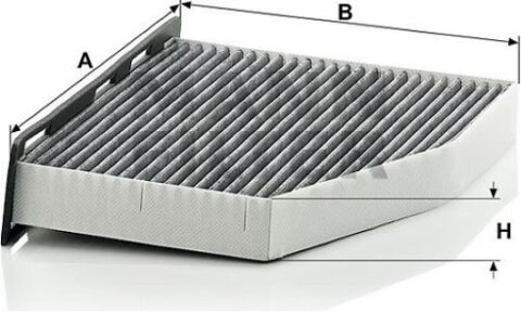 Seat Leon 1.6TDI 2010-2012 MANN Karbonlu Polen NETPAR2939