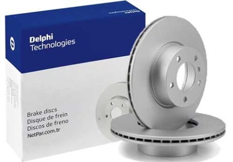 Peugeot 2008 1.2 96-81-74-60 kw 2013-2020 Delphi Ön Disk 266mm NETPAR620T 2 Adet (HMZ-HNK-HNS-HNY-HN