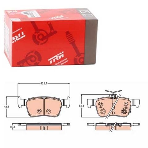 Honda Civic 1.6 FC5 2017-2021 TRW Arka Balata NETPAR22429