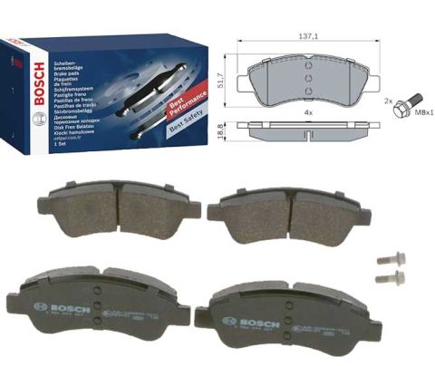 Citroen C3 Aircross 1.2 2017-2025 Bosch Ön Balata NETPAR23599