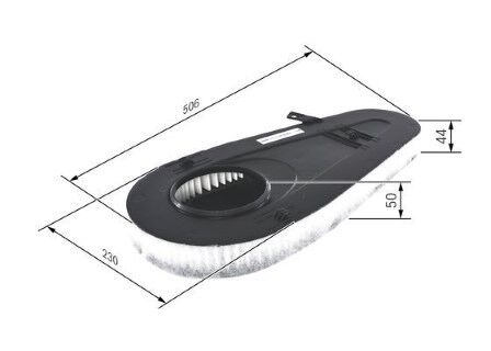 BMW 5 F10 520d 2.0 2010-2014 Bosch Hava Filtresi S0365 NETPAR0365
