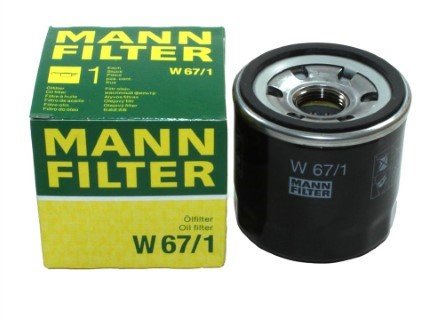 Hyundai i20 1.2 2012-2014 MANN Yağ Filtresi W67/1