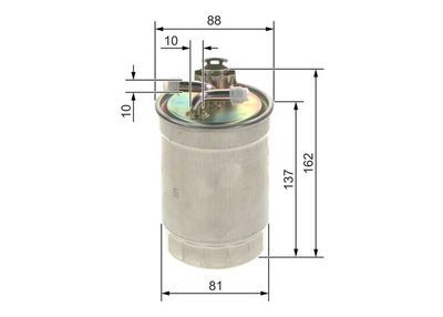 Audi A4 2.0TDI 2004-2008 Bosch Mazot Filtresi N6429 NETPAR6429 (BLB-BNA-BRD-BRE-BRF-BVA-BVF-BVG)
