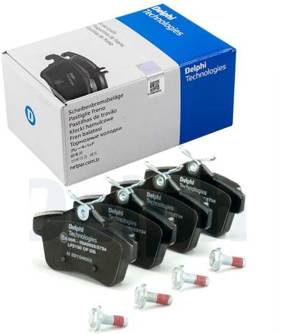 Citroen C4 1.6HDi 2010-2018 Delphi Arka Balata NETPAR24922 (9HD-9HJ-9HP-9HR-BHX-BHY-BHZ)