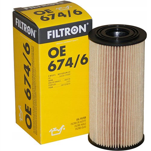 Hyundai ix35 2.0CRDi 2010-2015 FILTRON Yağ Filtresi OE674/6 (D4HA)