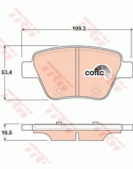 Skoda Octavia 1.6TDI 2009-2013 TRW Arka Balata