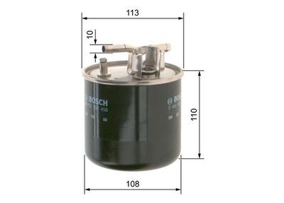 Audi A8 3.0TDI 2003-2012 Bosch Mazot Filtresi NETPAR6458 (ASB-BNG)