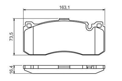 BMW 3 E90 318i 2.0 2005-2011 Bosch Ön Balata