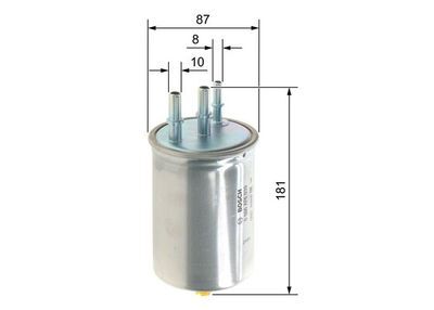 SsangYong Actyon 2.0Xdi 2006-2010 Bosch Mazot Filtresi NETPAR6039