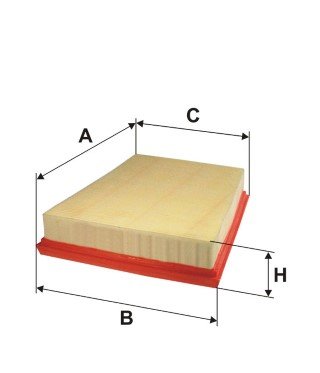 Ford Fiesta 1.6TDCi 2004-2008 FILTRON Hava Filtresi