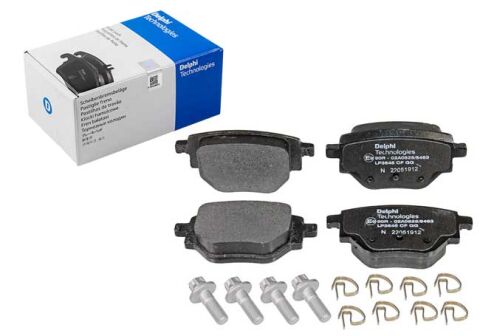 Peugeot 208 1.2 PureTech 96-60 kw 2017-2024 Delphi Arka Balata NETPAR26195 (HMM-HMR-HNL-HNS)