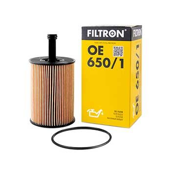 Audi A6 2.0TDI 2004-2015 FILTRON Yağ Filtresi OE650/1 (BLB-BNA-BRE-BRF-BVG-CAG-CAH)