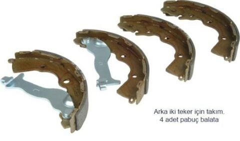 Hyundai Accent Era 1.6 2006-2012 Bosch Kampana Balata