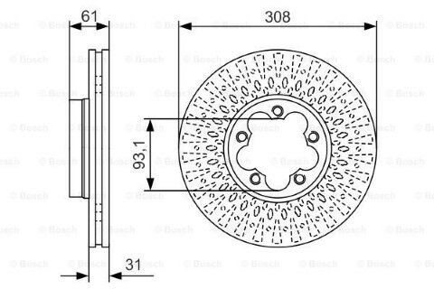 Ford Transit 2.0TDCi 2016-2023 Bosch Ön Disk 2 Adet