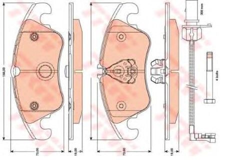 Audi Q5 3.0TDI 2008-2012 TRW Ön Balata