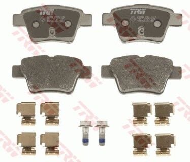 Peugeot 307 1.6HDi 2004-2007 TRW Arka Balata NETPAR1620 (9HX-9HY-9HZ)