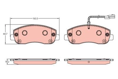 Renault Master 3 2.3dCi 2010-2018 TRW Ön Balata