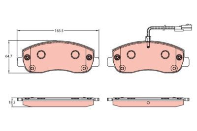 Renault Master 3 2.3dCi 2010-2018 TRW Ön Balata